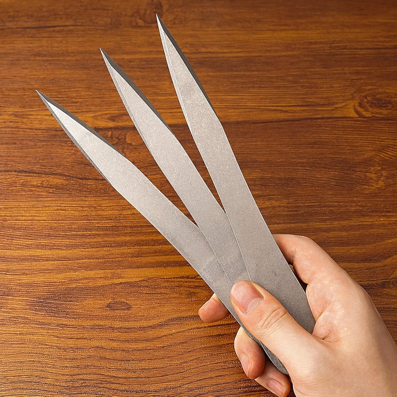 Hitdudu The Beak- Throwing Spikes 6Pack Set - 0.236" Thick Premium Stainless Steel Throwing Set with Sheath for Beginner or Pro - Image 4